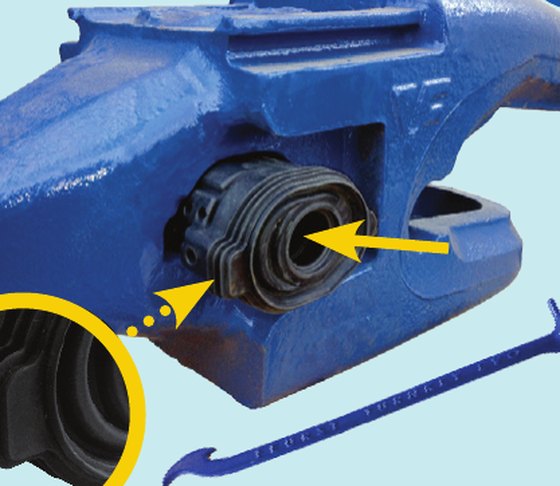 Inserção manual da bucha de travamento TURNKEY