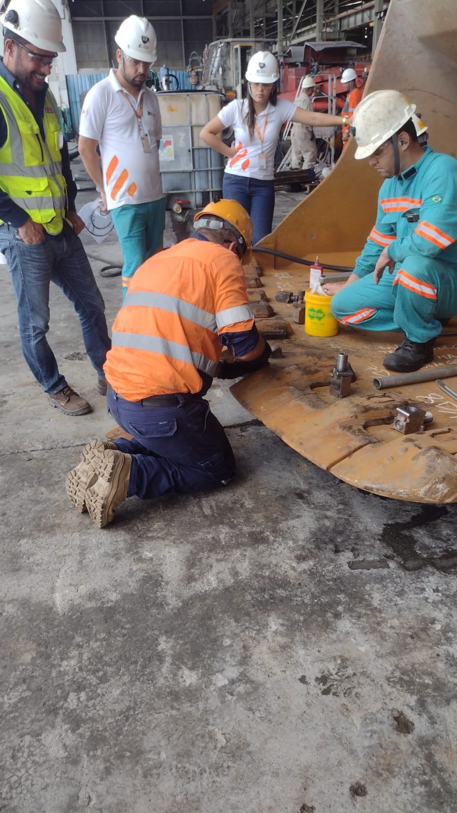 Troca de segmentos acompanhada pela nossa equipe
